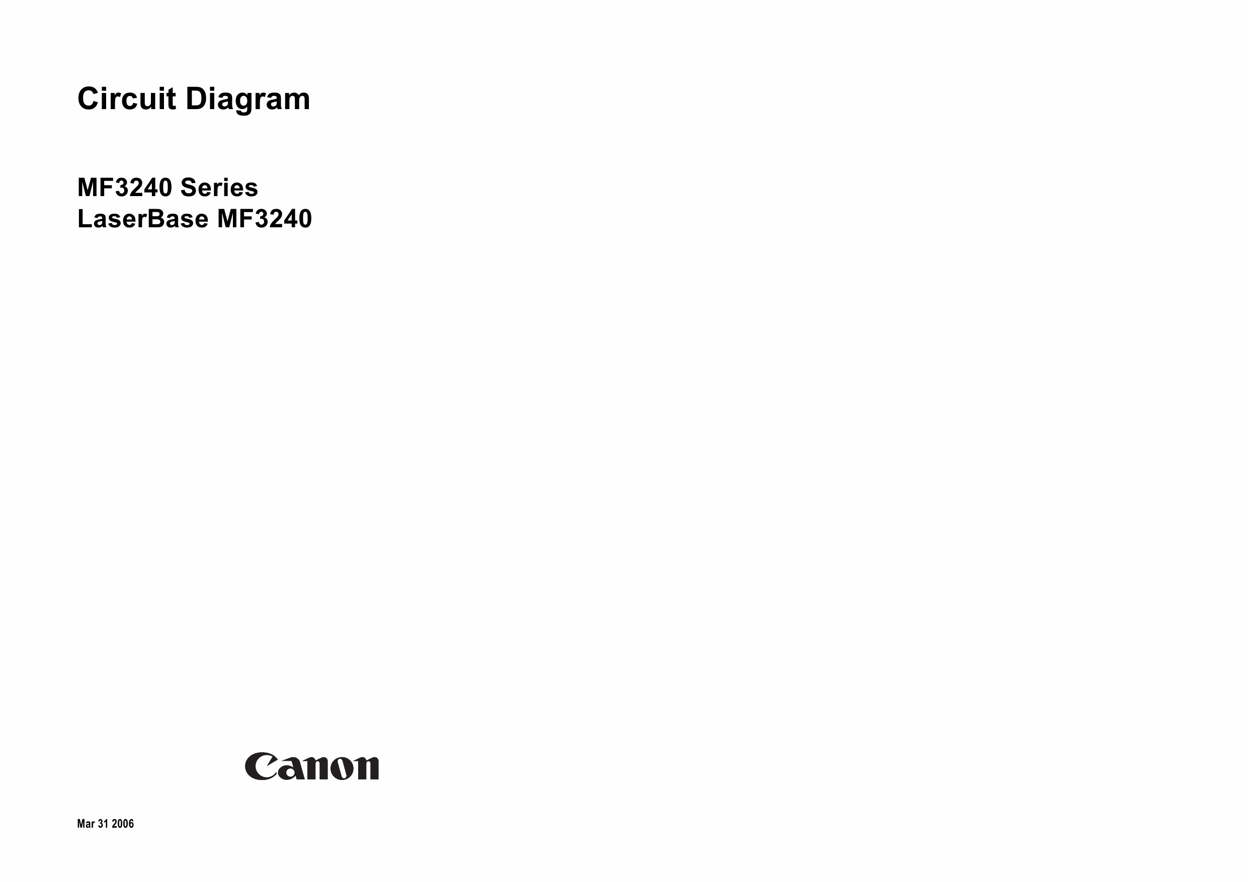 Canon imageCLASS MF-3240 Circuit Diagram-1